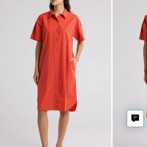 Stylish  Shirt Dress Eileen Fisher